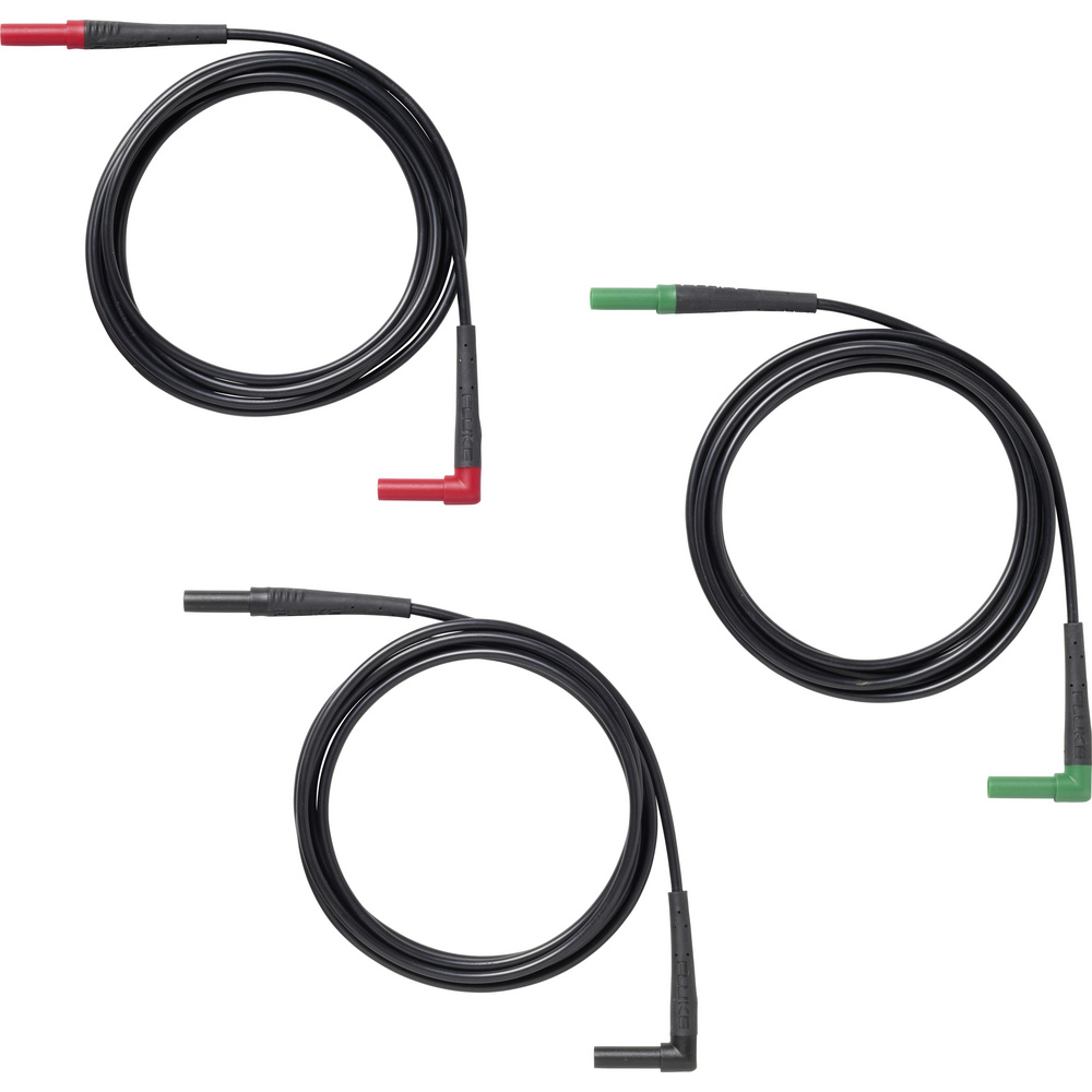 Fluke Tl324-rgb Messleitungs-set Stecker Stecker 2 M Rot, Schwarz, Grün 1 St.