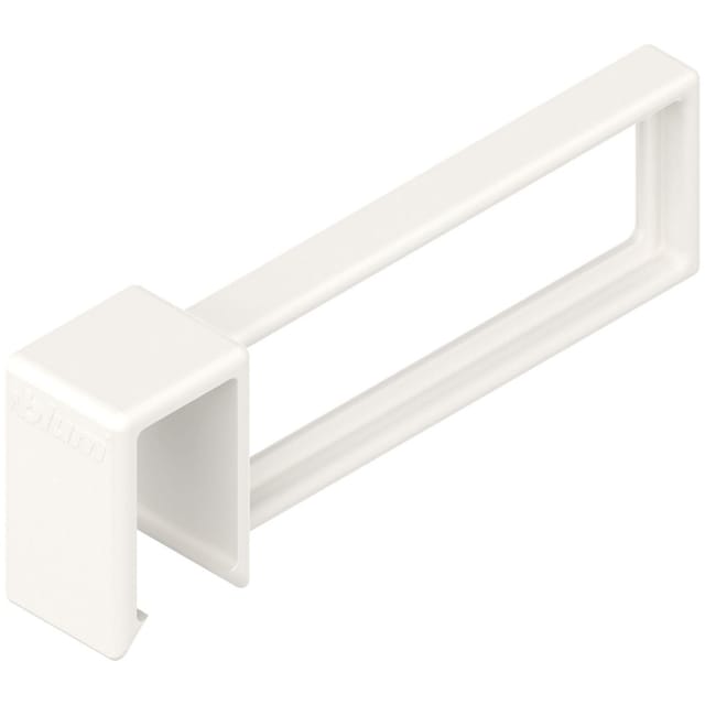Blum Orga-Line Tandembox Antaro Reling Aufnahme mit Längsteiler, seidenweiß