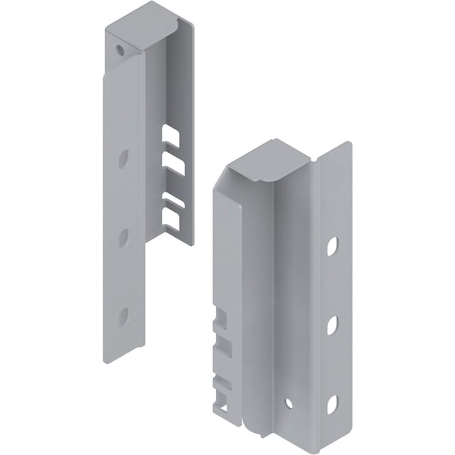 Blum TBX Holzrückwandhalter-Set 119mm für FAZ M-Zarge RAL9006