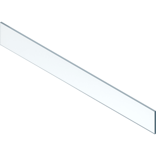 Legrabox Einschubelement-Vorne, H=138, KB=1200 (18/19), Glas klar - Blum