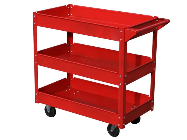 TC135 Werkstattwagen, Rollwagen 3 Etagen, 100kg - Varan Motors