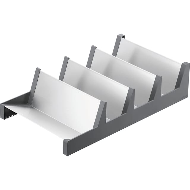 Ambia-Line Gewürz Organizer Schublade, Kunststoff Edelstahl oriongrau matt - Blum