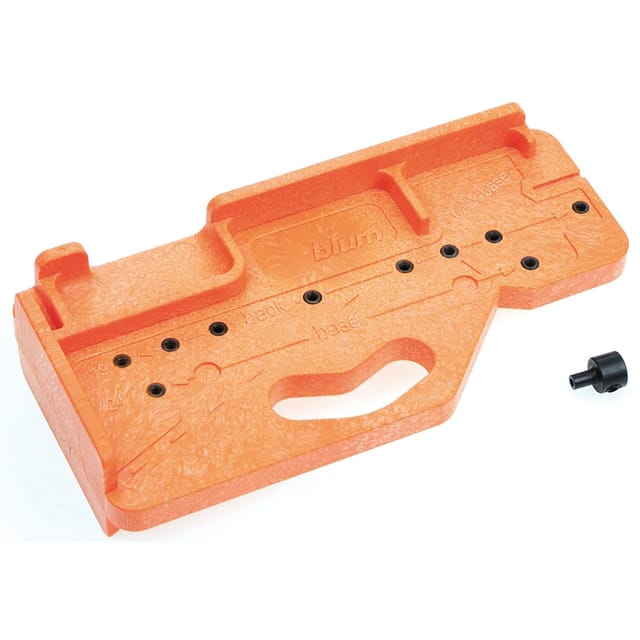 Bohrlehre Boden/Rückwand für legrabox, Kunststoff - Blum