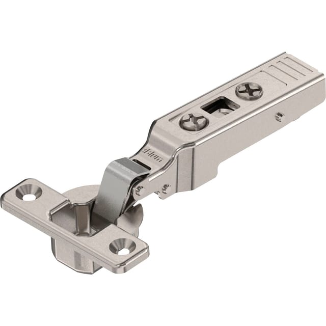 Clip top Minischarnier 94°, gerade mit Feder, Schrauben - Blum