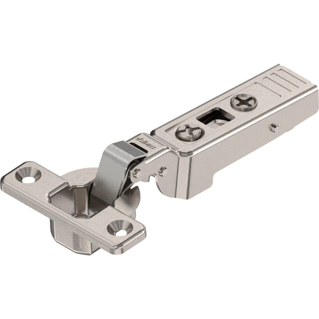 Clip top Minischarnier 94°, 9,5mm gekröpft mit Feder, Schrauben - Blum