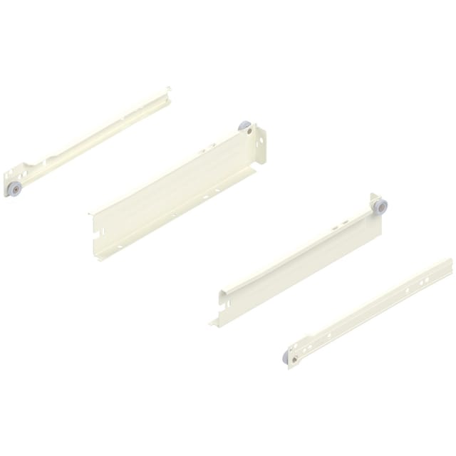 Metabox n Zarge 320 Schraubversion, Teilauszug, nl 270, cremeweiß - Blum