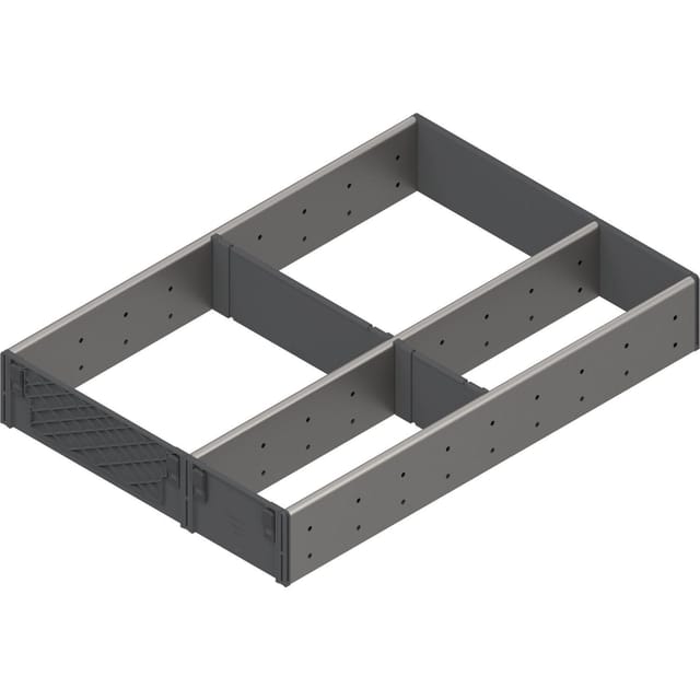 Orga-Line Space Corner - Schubladenteinteilung, Nennlänge 450mm, grau - Blum
