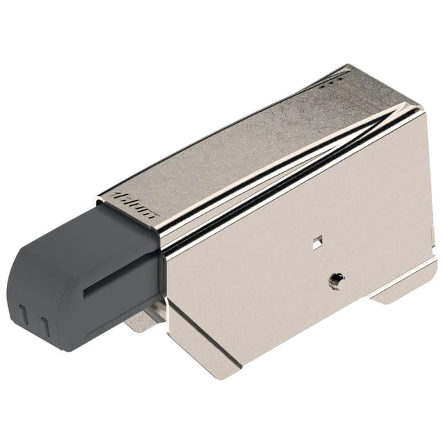 Blum - otion 973A, Aufsteckteil-Scharnier hochgekröpfter Bandarm, Stahl vern.