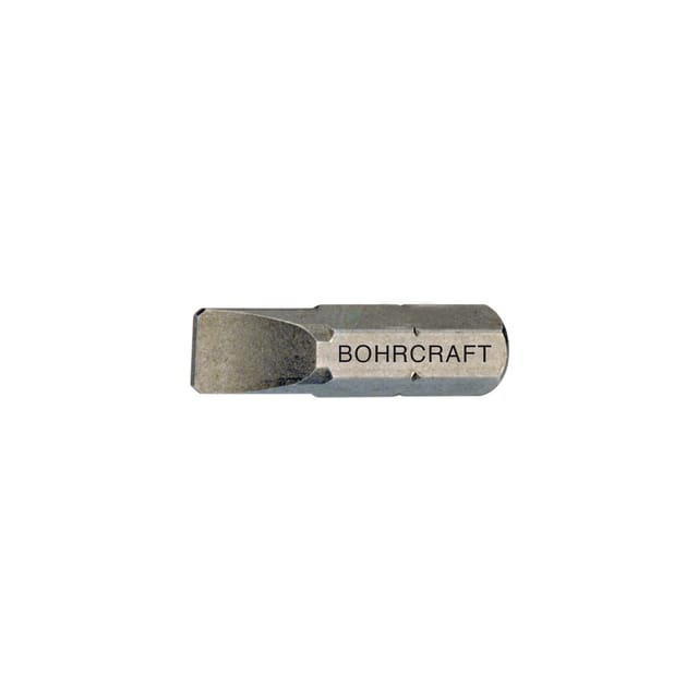 Bit-Einsatz Code 6100 1/4'sechskant 5,5 x 0,8 x 25 mm Schlitz - Bohrcraft