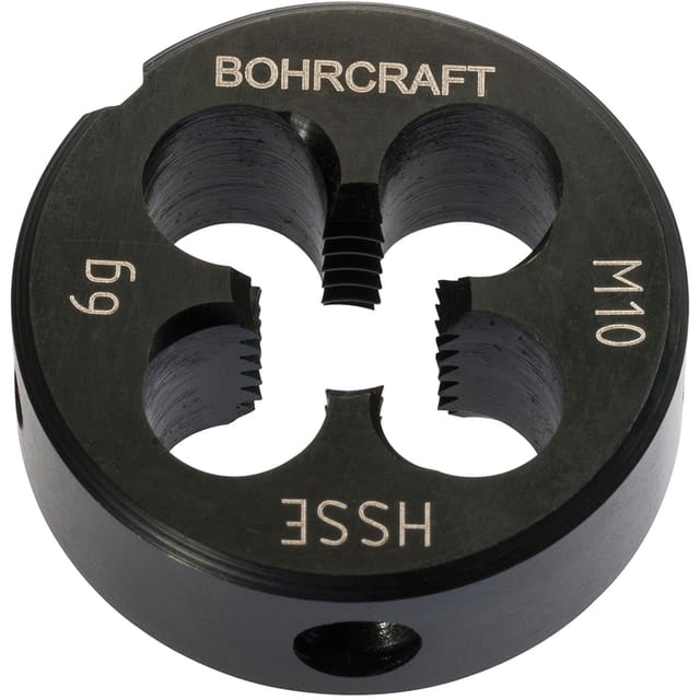 Bohrcraft - Schneideisen din en 22568 6G HSS-ECo5 metrisches Gewinde m 10