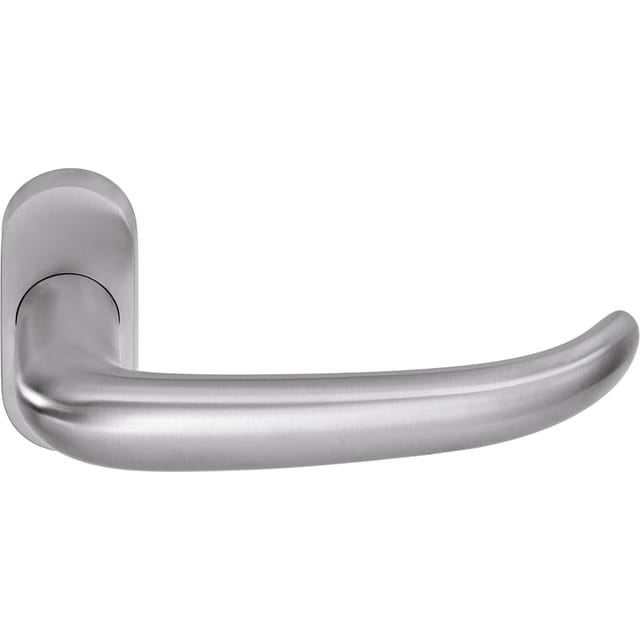 Ogro - Drückerlochteil premium 8999 - ohne Rosette, fs, 23,5 mm, Edelstahl matt Türbeschlag dormakaba
