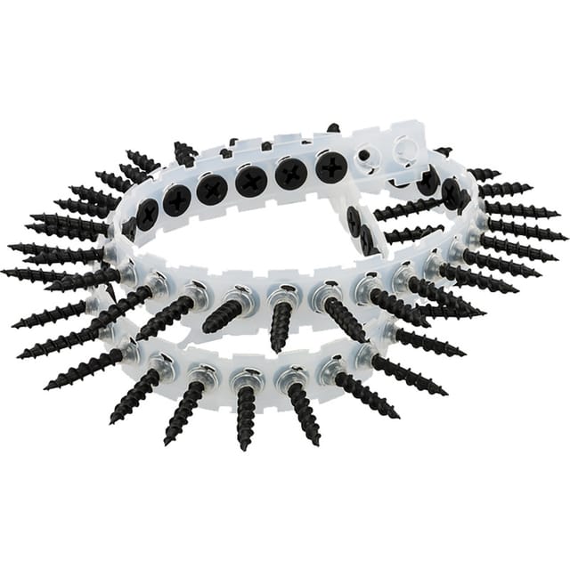 Sofragraf - Gipskartonschrauben schwarz in Streifen universal 3.5 x 25 mm Box von 1000 - senco - 35B25MP