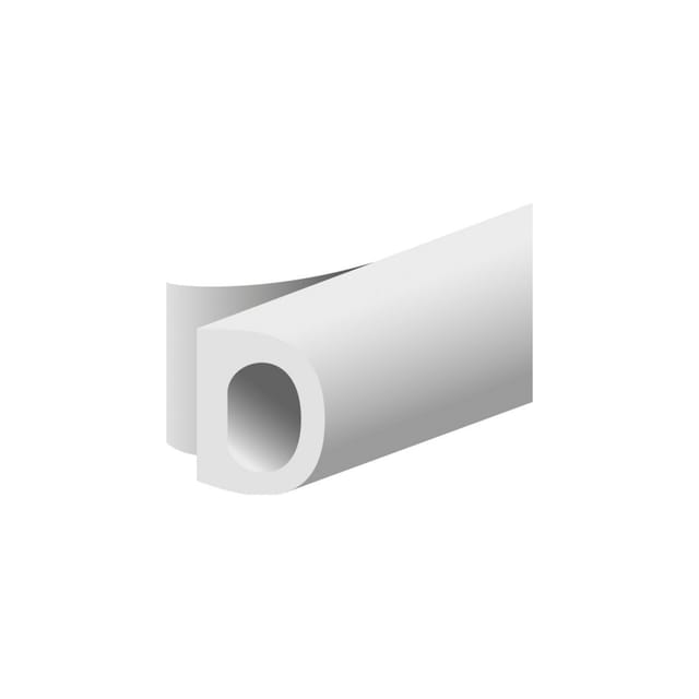 Ellen - Dichtungsprofil selbstklebend, Typ d, Kunststoff braun, 1 Stück = 7,5 Meter