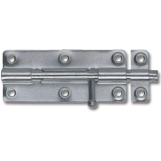 Ibfm - Standard Bolzenriegel Grendelriegel Länge 100 mm, Türriegel Stahl verzinkt