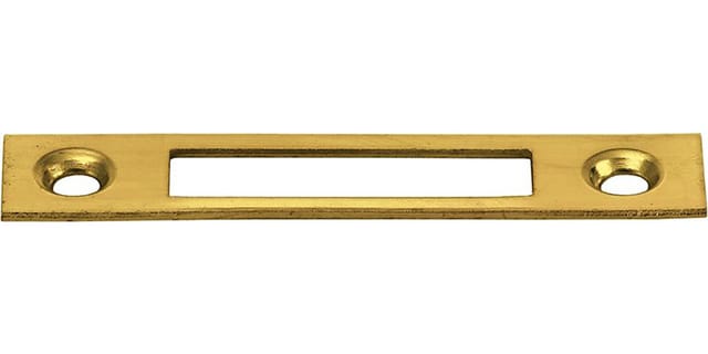 Junie Schließblech 2556 60x12 mm kantig vermessingt