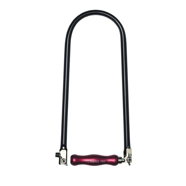 Schiessel - Pebaro Stahlrohr Laubsägebogen mit Nylon Kraftschraube 750N Ausladung 320 mm