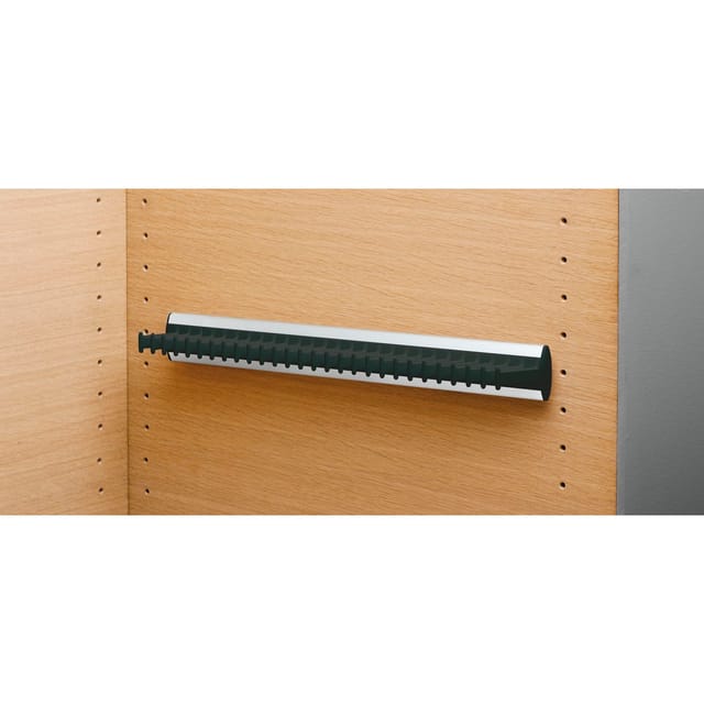 Servetto - Krawattenhalter Modell d Aluminium/Kunststoff schwarz