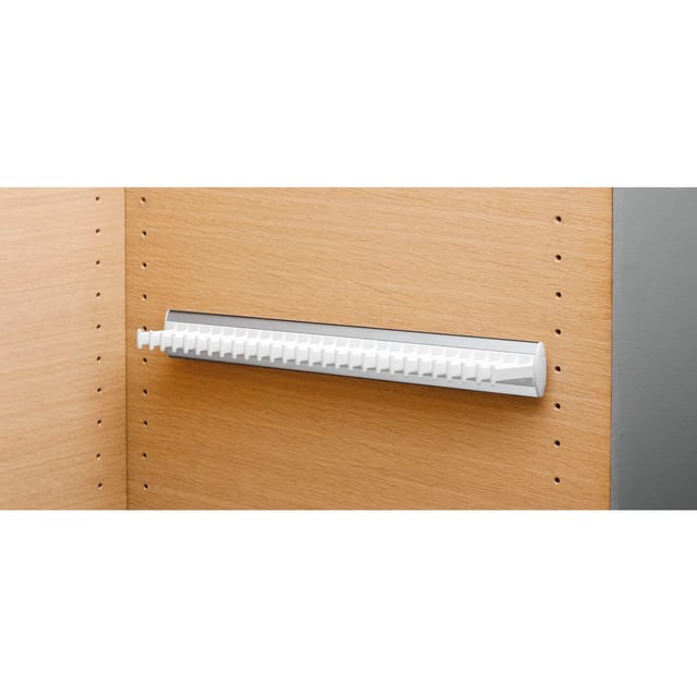 Servetto - Krawattenhalter Modell d Aluminium/Kunststoff weiß
