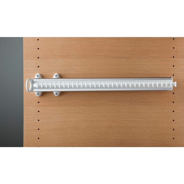 Servetto - Self System Krawattenhalter Modell a Aluminium/Kunststoff weiß