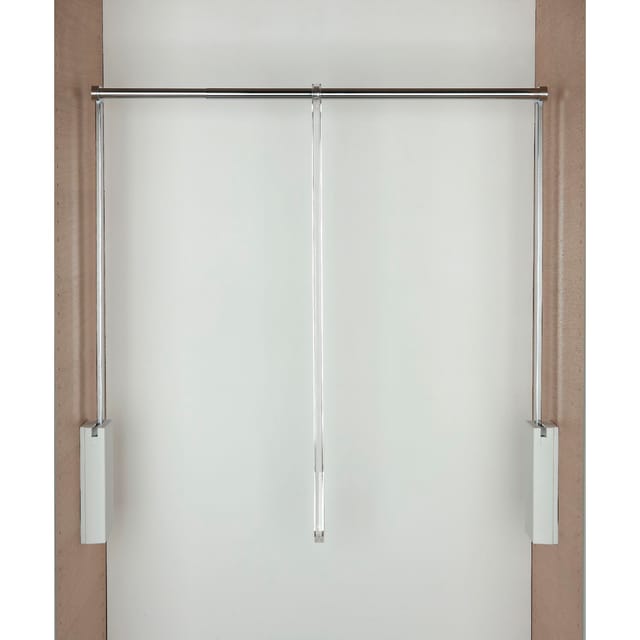 Servetto - Kleiderlift passend zu Kleiderlift T3 - verstellbar 560-950mm, Stahl/Kunststoff weiß/verchromt