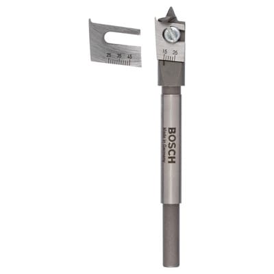Bosch Verstellbarer Flachfräsbohrer Sechskant 15 - 45 mm 120 mm - 2608596333