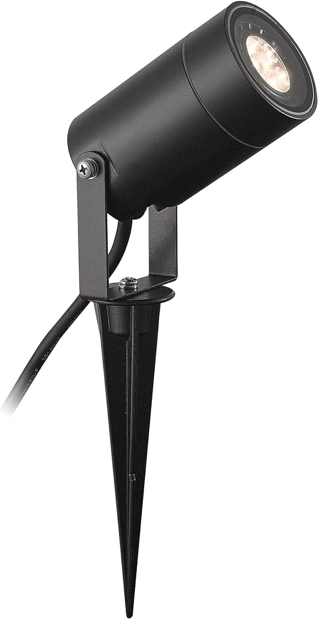 GU10-Gartenstrahler mit verstellbarem Erdspieß für Außenlampen