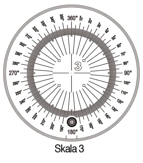 Schweitzer - Messskala Tech-Line Skala-D.25/2,5mm Duo-Skala 3 schweizer