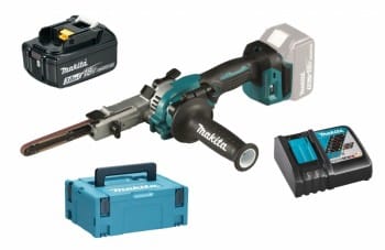 Makita - dbs 180 RF1J Akku Bandfeile 18 v 9 x 533 mm Brushless + 1x Akku 3,0 Ah + Ladegerät + Makpac