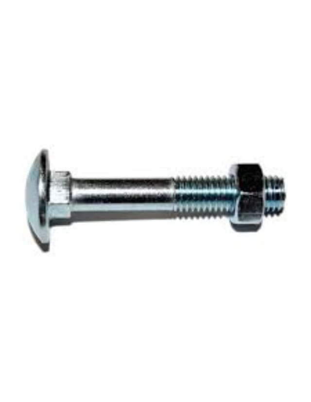 Mibricotienda - Schraube mit quadratischem Rundkopf 8x40 Aufbauhersteller din 603 und Mutter