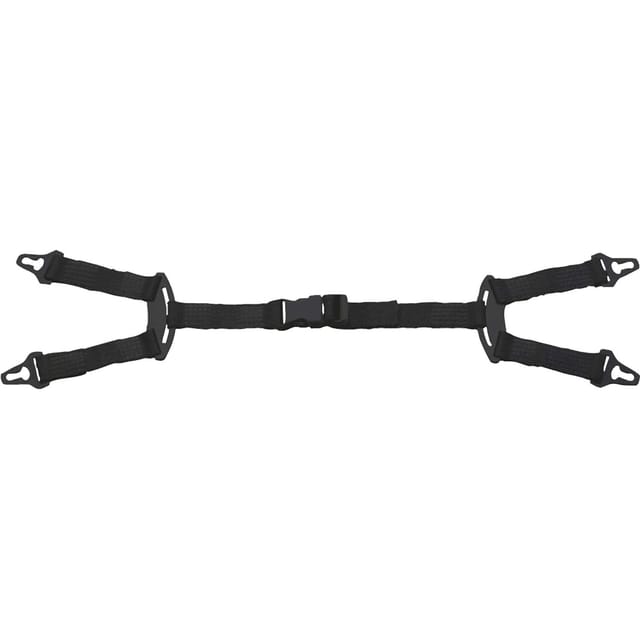 Delta Plus - Kinnriemen 4-Punkt, für Schutzhelme, schwarz, Nylon, 10 Stück