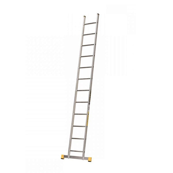 Aluleiter 16 Sprossen, zu erreichenden Höhe 4.39m - 8116