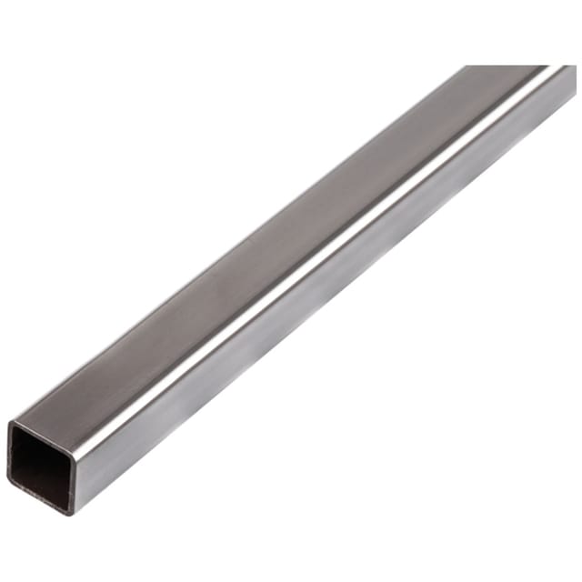 Alberts - Vierkantrohr, Stahl roh, kaltgewalzt, LxBxHxS 1000 x 25 x 25 x 1,5 mm