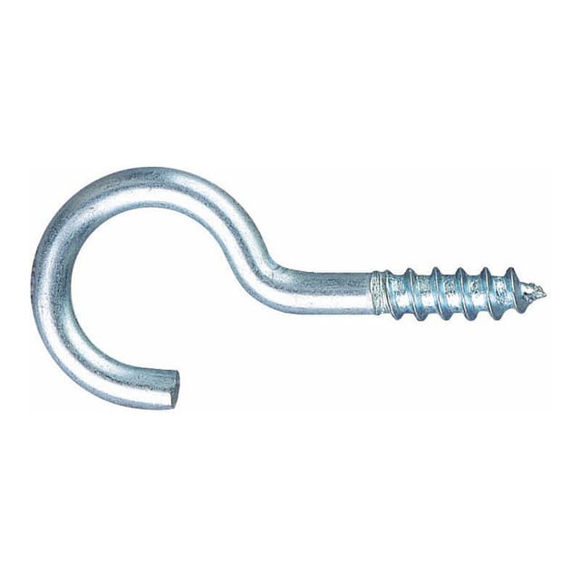 Haken mit offener Öse - Verzinkter Stahl 22 x 110 (6 x 69 x 24) - Packung mit 100 Stück