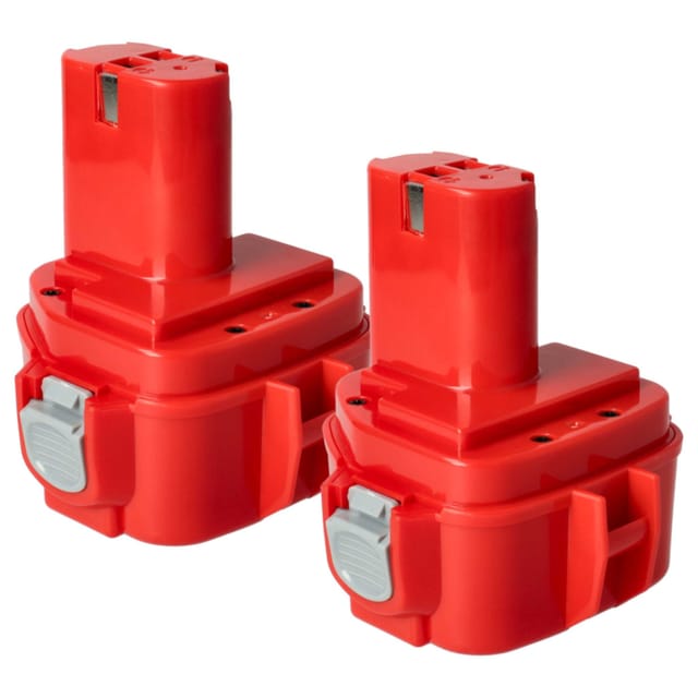 Vhbw - 2x Akku Ersatz für Makita PA12 für Elektrowerkzeug (1500mAh NiMH 12V)