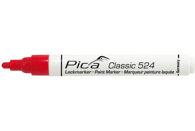 Pica - Lackmarker 2-4mm mit Rundspitze Rot