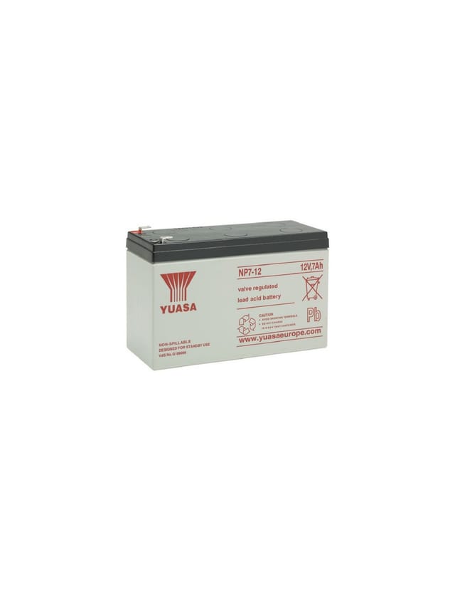 Yuasa - Blei-Batterie Yuasa 12V 7Ah NP7-12