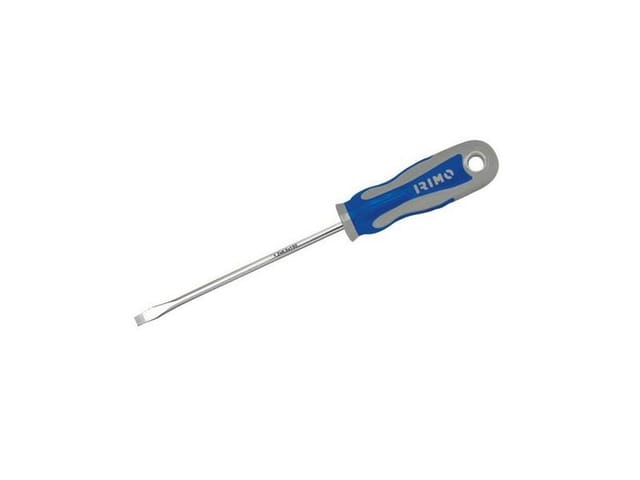 Irimo - Schlitzschraubendreher, Bi-Material-Griff, 1,2 x 8 x 175 mm, 407-8-175