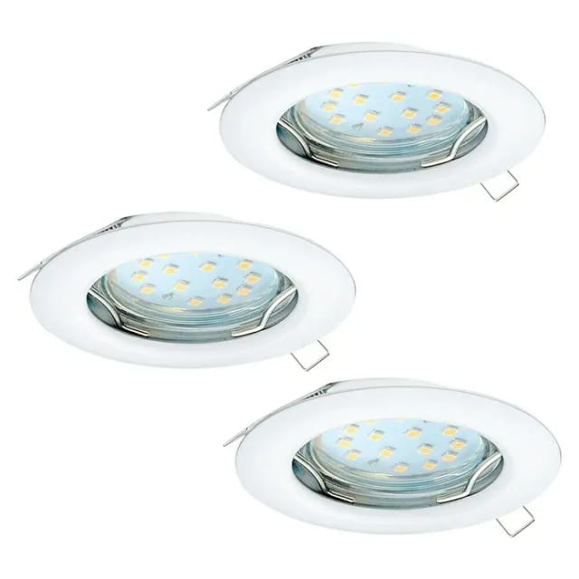 Eglo Set 3xeinbauspot Weiss Starr 'Peneto' (94235)