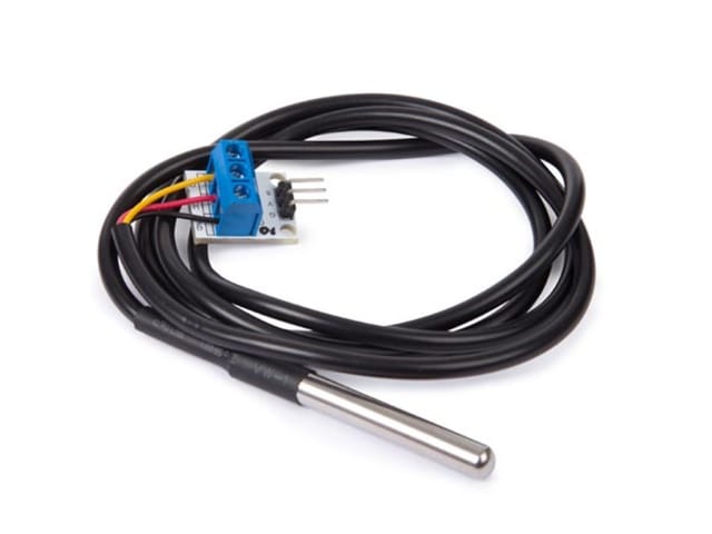DS18b20 TEMPERATURSENSOR & ADAPTER COMPATIBEL MIT ARDUINO