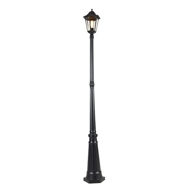Qazqa - Klassische Außenlaterne schwarz 200 cm IP44 - Havanna