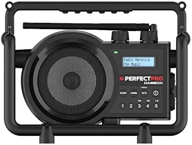 PerfectPro Baustellenradio DABBOX mit Netzbetrieb oder 4x C Akku-Batterien