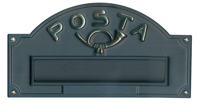 SCHLITZ FÜR BRIEFKASTEN ANTIKE GUSSEISEN-OPTIK - A3/GH L34xHmin/max 12/18 cm