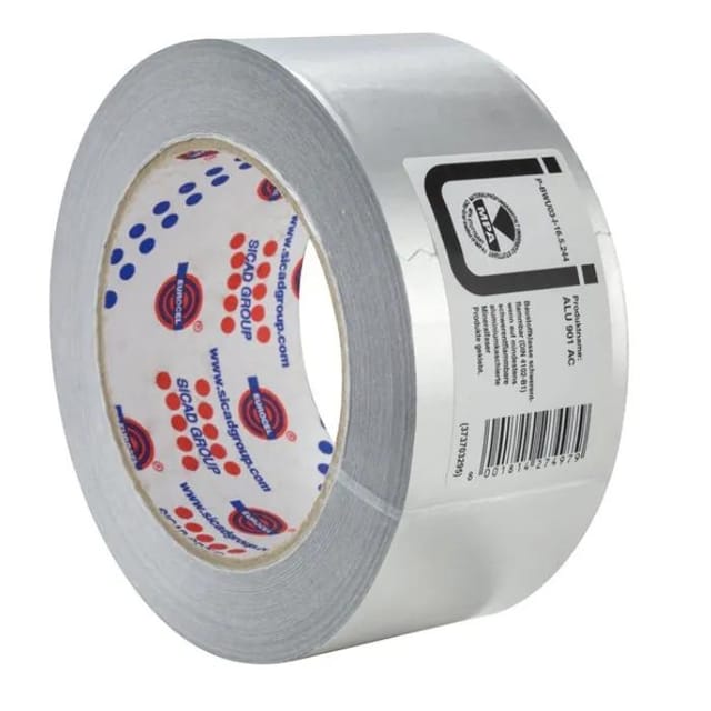 Eurocel Aluminiumklebeband Silber 50 mm 30 µm