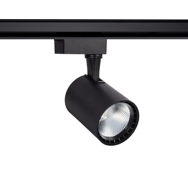 1-Phasenstromschiene LED-Strahler 20W Bron Schwarz 3000K Warmweiß