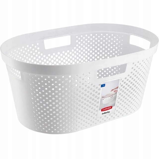 Infinity 40L weißer Wäschebehälter - Curver