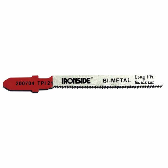 Ironside - HSS-Stichsägeblätter Metall T218A 5Stück Sägeblatt Stichsäge Sägeblätter Zubehör