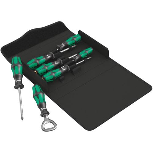 Kraftform 300/7 Set 2 Schraubendrehersatz Kraftform Plus 7tlg. 05105624001 - Wera