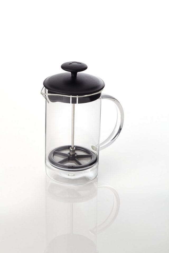 Leonardo Caffè Per Me Milchaufschäumer, Milch Aufschäumer, Klarglas, Materialmix, 150 ml, 25508