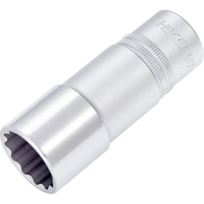 Steckschlüsseleinsatz DIN3124 lang 12-kant 1/2' 24 mm - Hazet