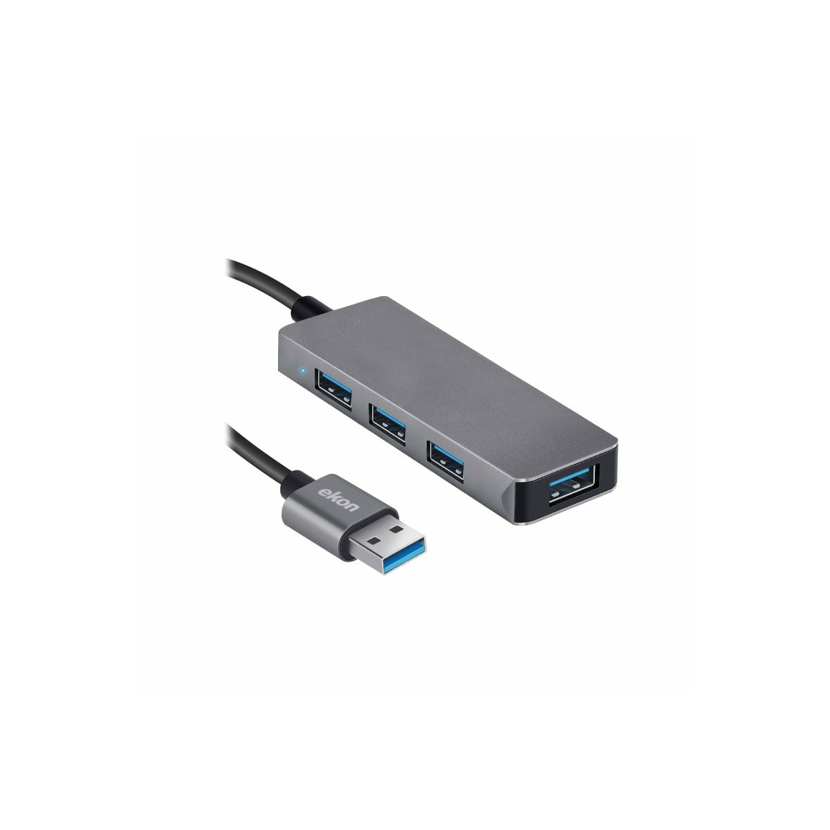 Ekon Ecithub320usbin Schnittstellen-hub Usb 3.2 Gen 1 (3.1 Gen 1) Type-a 480 Mbit/s Metallisch